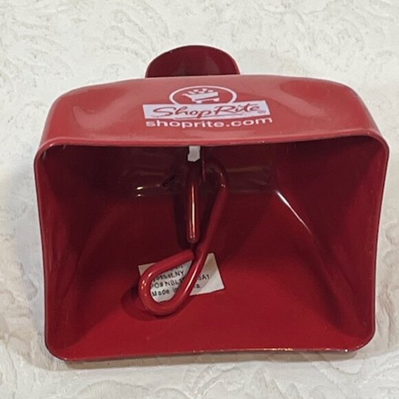 ShopRite Supermarket Red Promotional Advertising Cow Bell Decor Collectible 3" - Picture 7 of 12